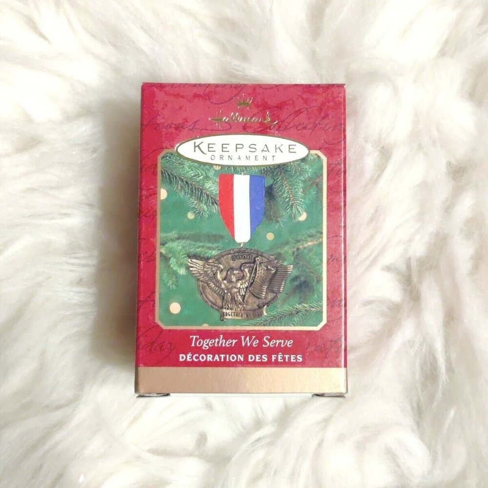 Hallmark Keepsake Ornament 2000 Together We Serve Neo Williams 4X3 Armed Service